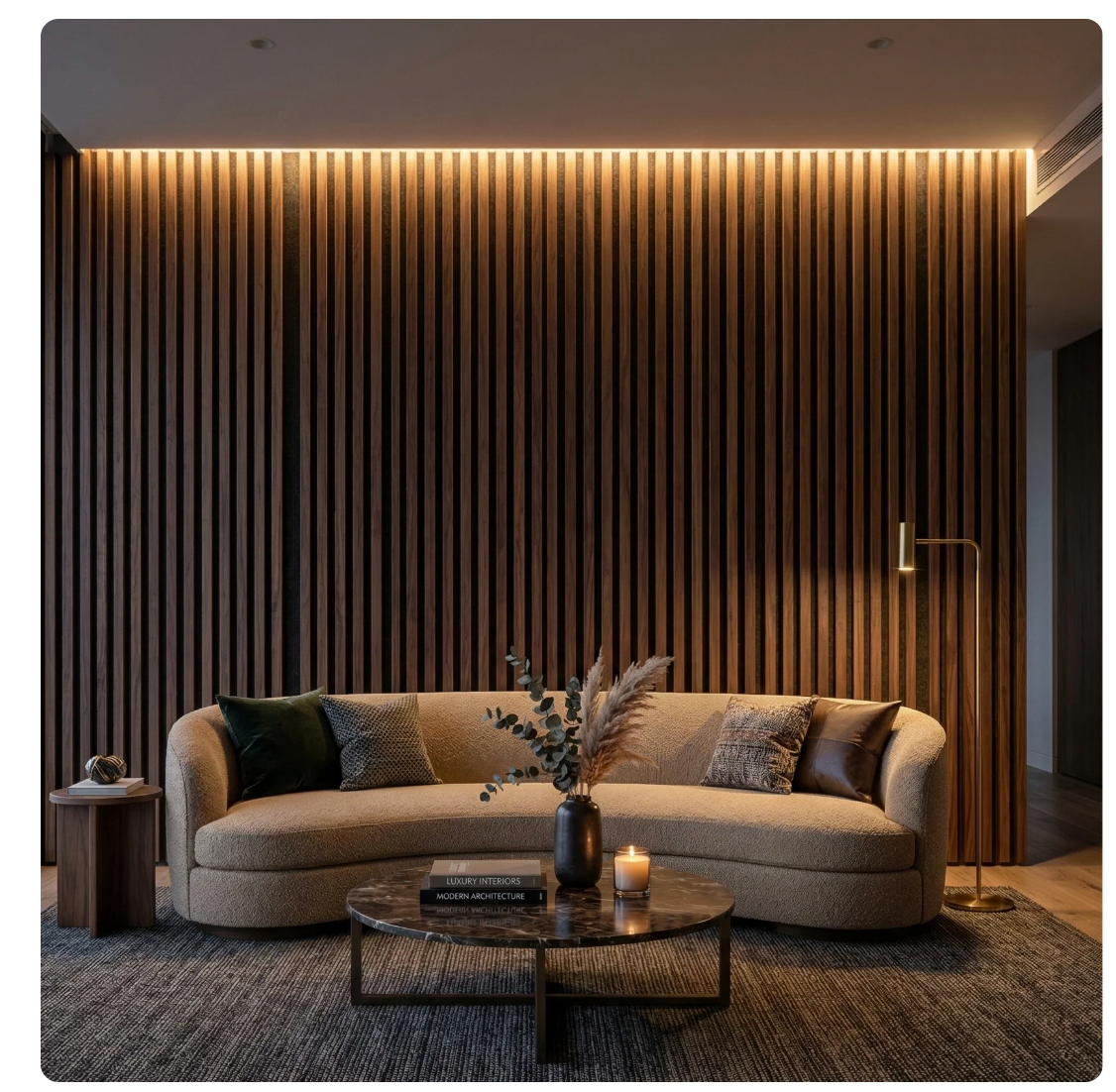 Painel Easy Premium - Acabamento Ripado de Alta Marcenaria