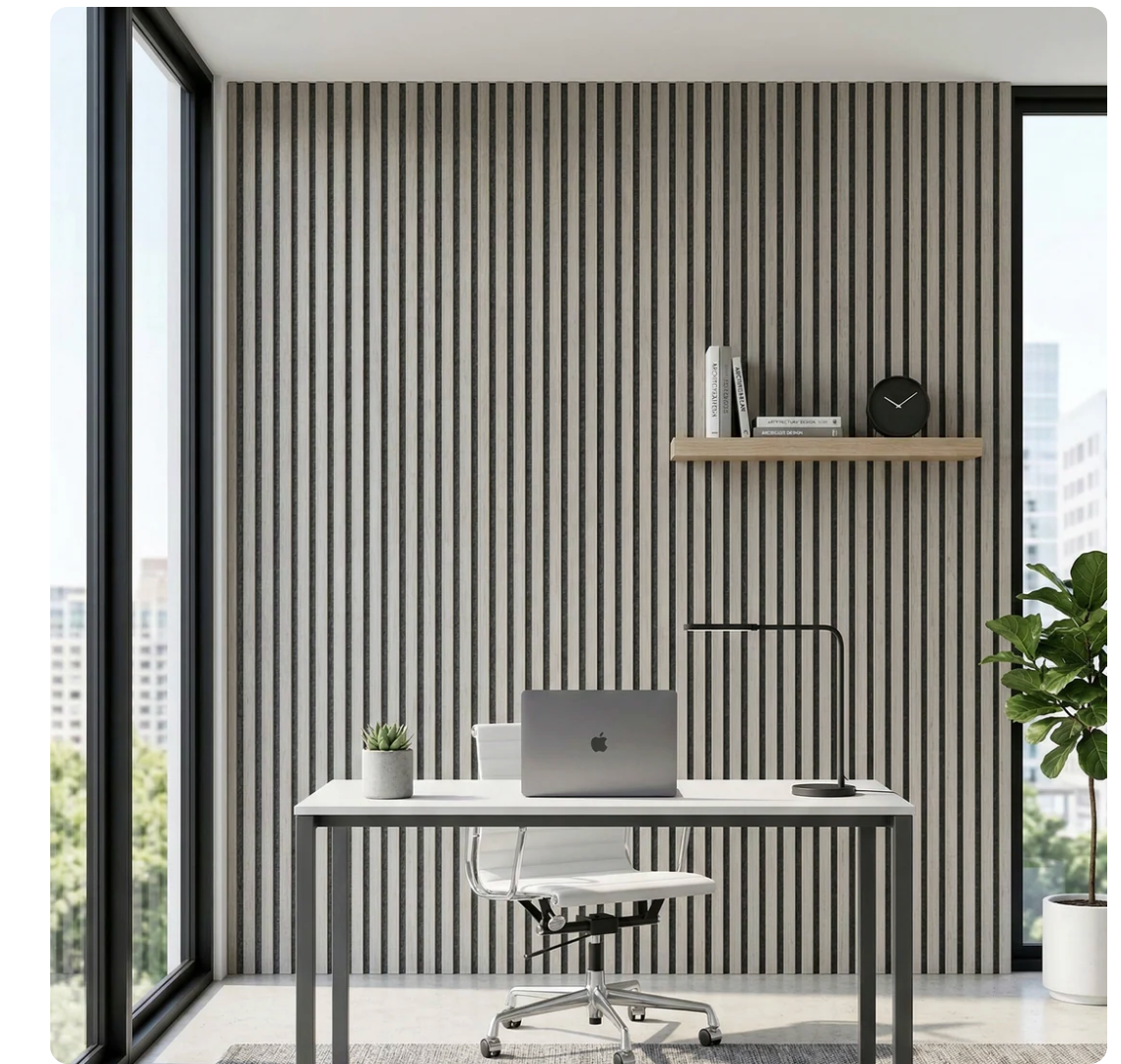 Painel Easy Premium - Acabamento Ripado de Alta Marcenaria