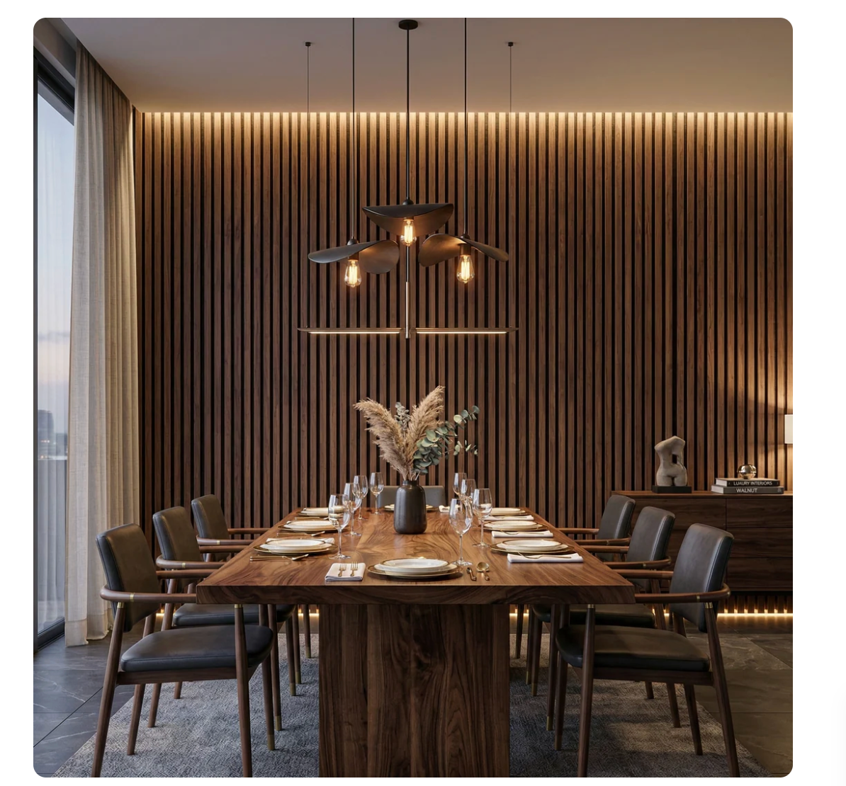 Painel Easy Premium - Acabamento Ripado de Alta Marcenaria