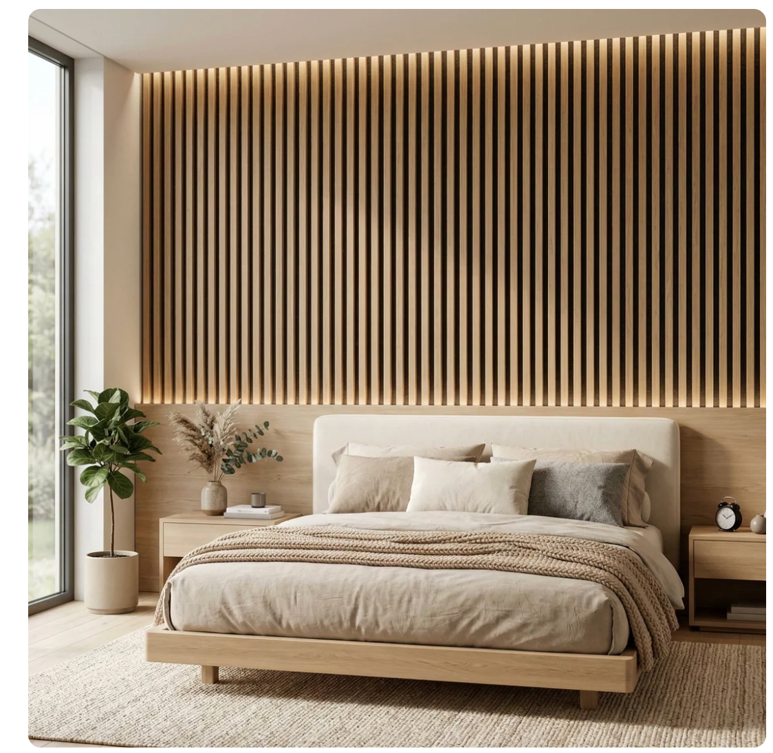 Painel Easy Premium - Acabamento Ripado de Alta Marcenaria