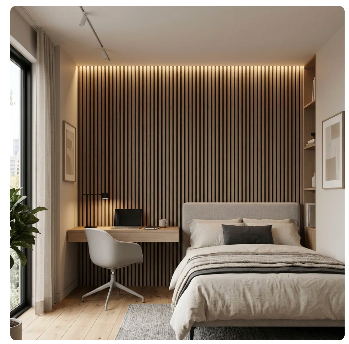 Painel Easy Premium - Acabamento Ripado de Alta Marcenaria