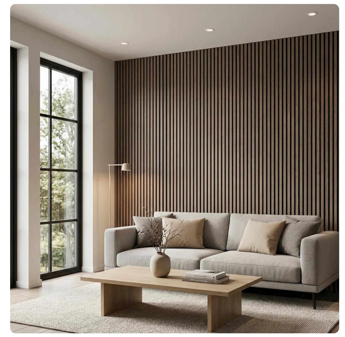 Painel Easy Premium - Acabamento Ripado de Alta Marcenaria